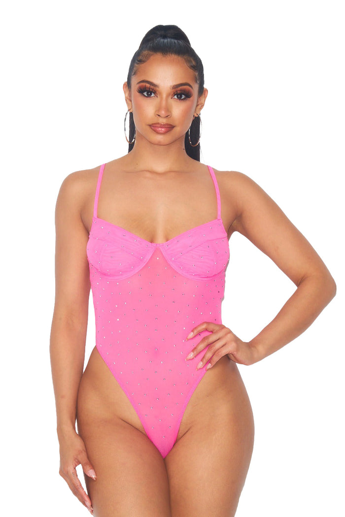 Studded Bodysuit by The House of Stylez