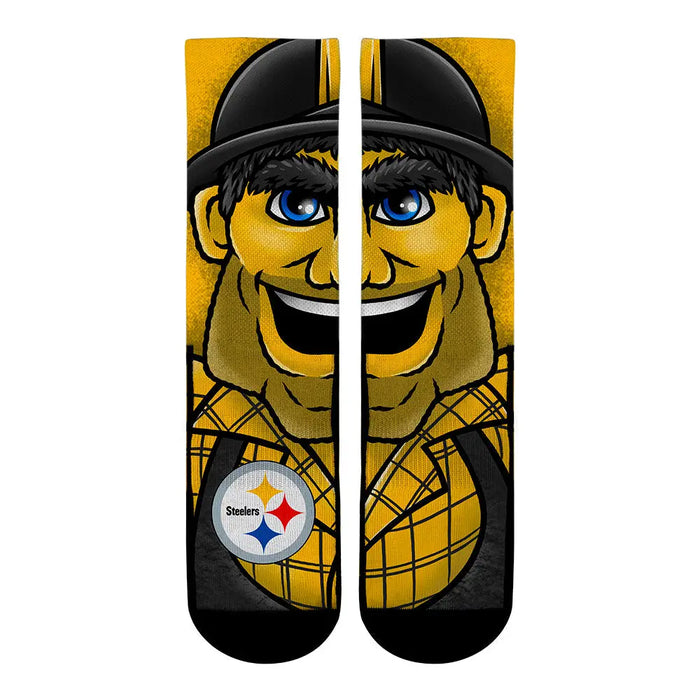 Pittsburgh Steelers - Split Face Mascot by Rock 'Em Socks