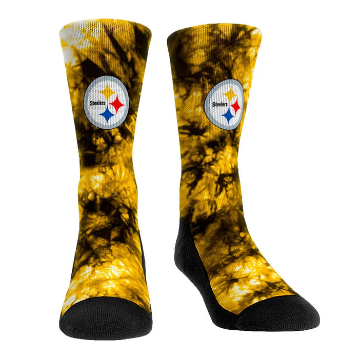 Pittsburgh Steelers - Team Tie Dye by Rock 'Em Socks