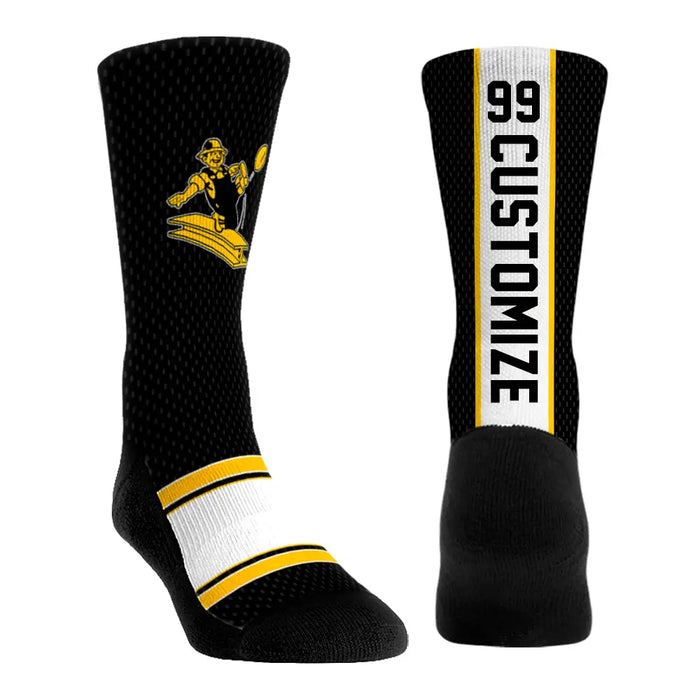 Pittsburgh Steelers - Throwback Custom Jersey by Rock 'Em Socks