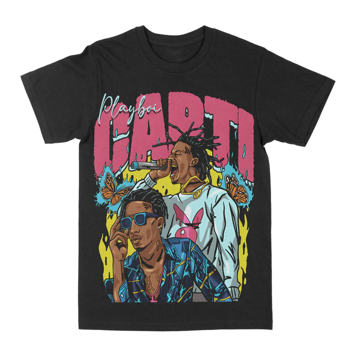 Playboi Carti "Butterflies" Graphic Tee by Obsessed with graphic tees
