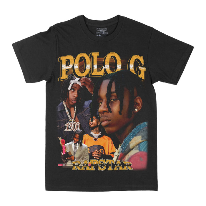 Polo G "Rapstar" Graphic Tee by Obsessed with graphic tees