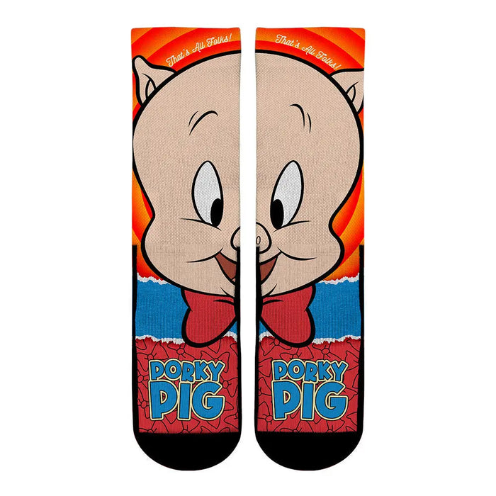 Porky Pig - Split Face by Rock 'Em Socks