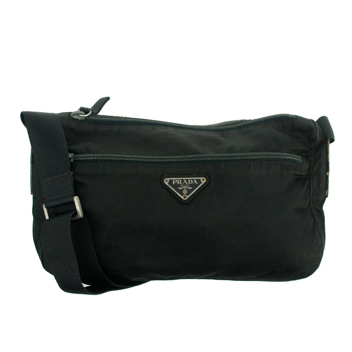 Prada Black Nylon Tessuto Shoulder Bag #3045 by Bolt Boutique