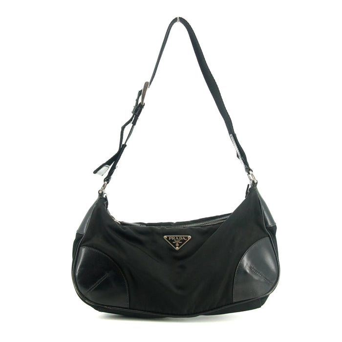 Prada Nylon Tessuto Black One Shoulder Bag #2802 by Bolt Boutique