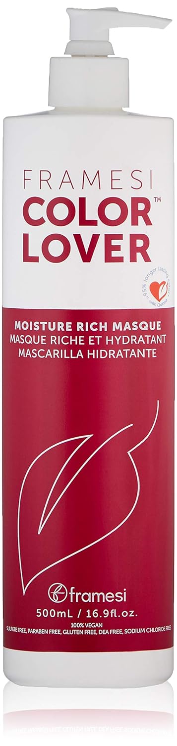Framesi Color Lover Moisture Rich Masque, Sulfate Free Hair Mask for Color Treated Hair by Price Is Right Miami