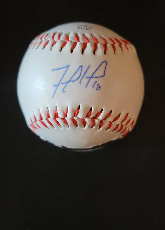 Franchy Cordero New York Yankees Autographed Rawlings Baseball Full Time Hologram by Price Is Right Miami