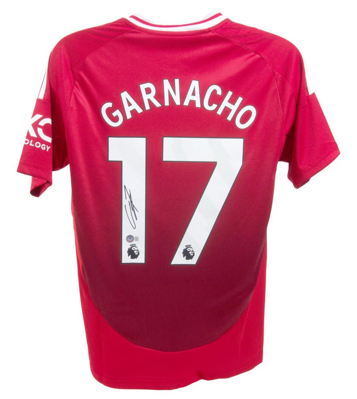 Alejandro Garnacho Signed Manchester United Jersey (Beckett) by Price Is Right Miami