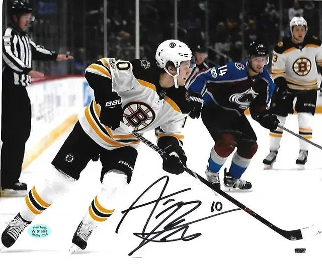 Anders Bjork Boston Bruins Autographed 8x10 Photo Full Time coa by Price Is Right Miami