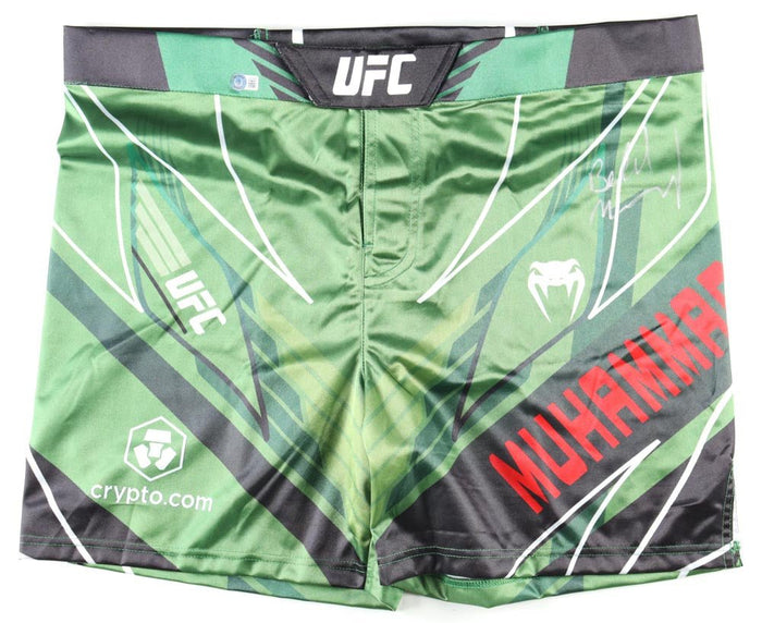 Belal Muhammad Signed UFC Trunks (Beckett) by Price Is Right Miami