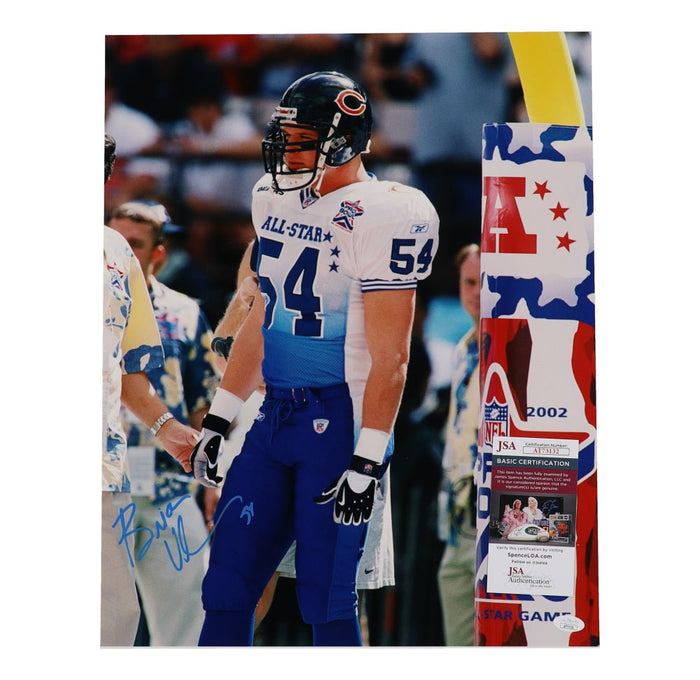 Brian Urlacher Signed Bears 16x20 Photo (JSA) by Price Is Right Miami