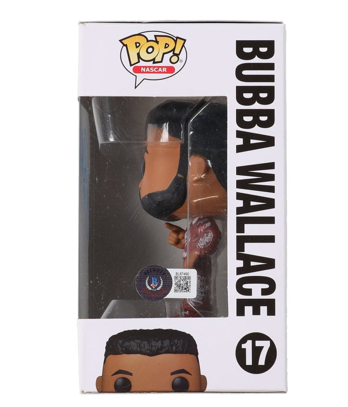 Bubba Wallace Jr. Signed NASCAR #17 Funko Pop! Vinyl Figure (Beckett) by Price Is Right Miami