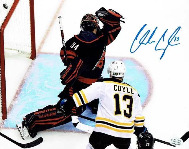 Charlie Coyle Boston Bruins Autographed 8x10 Photo Full Time coa by Price Is Right Miami