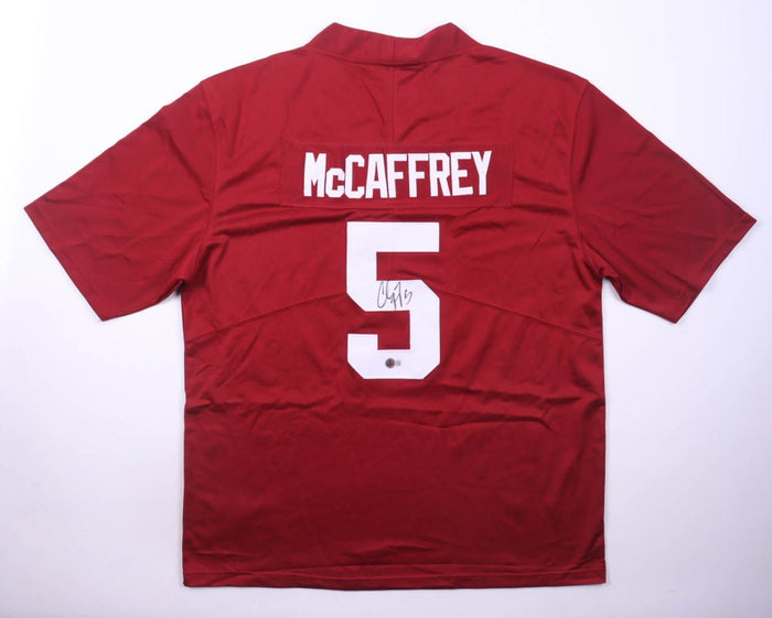 Christian McCaffrey Signed Jersey (PSA) Stanford Cardinal in XL by Price Is Right Miami