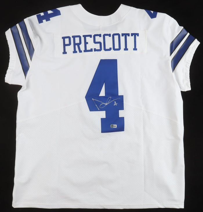 Dak Prescott Signed Cowboys Jersey (Beckett) by Price Is Right Miami