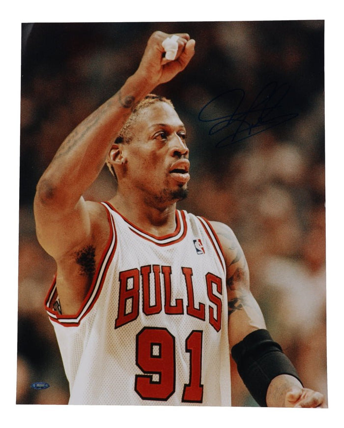 Dennis Rodman Signed Bulls 16x20 Photo (TriStar) by Price Is Right Miami