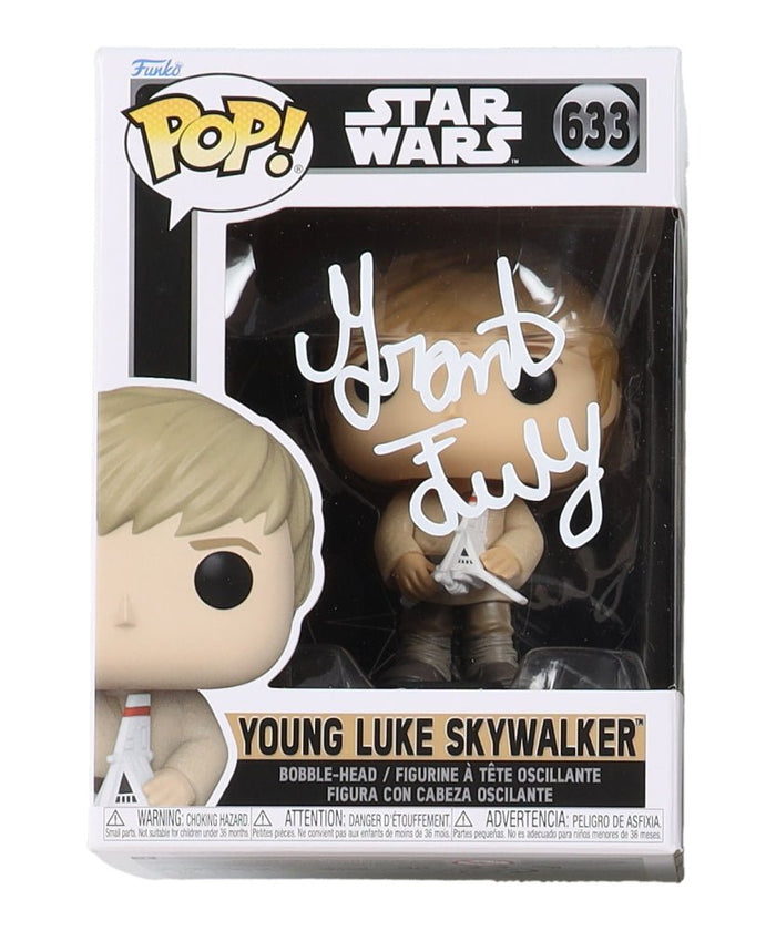 Grant Feely Signed Young Luke Skywalker Funko Pop #633 (JSA) by Price Is Right Miami