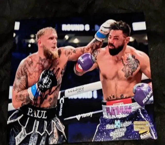 Jake Paul Signed 8x10 Photo, vs Mike Perry (COA) by Price Is Right Miami