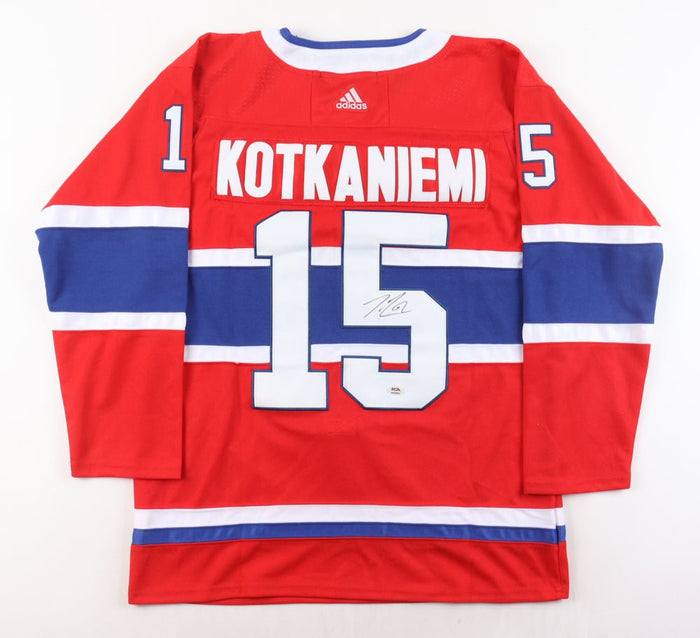 Jesperi Kotkaniemi Signed Jersey (PSA) by Price Is Right Miami