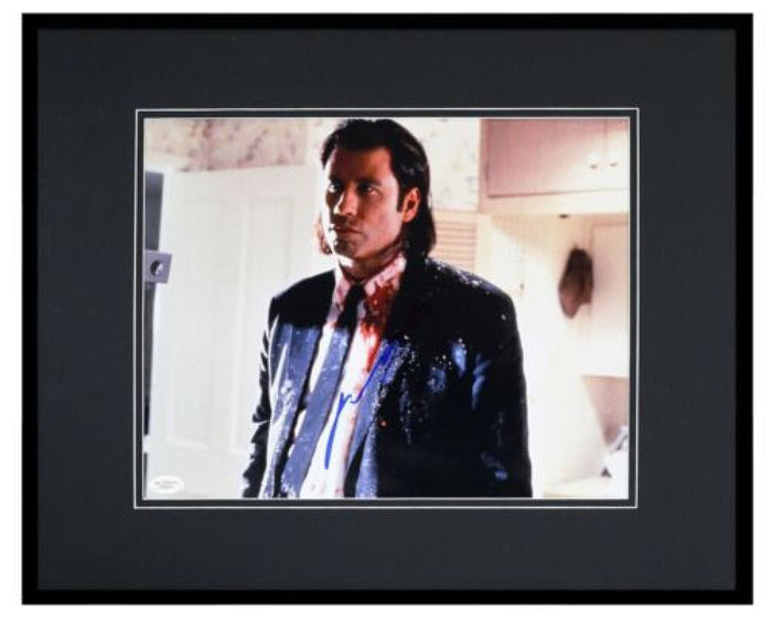 John Travolta Signed "Pulp Fiction" Custom Framed Photo Display (JSA) by Price Is Right Miami