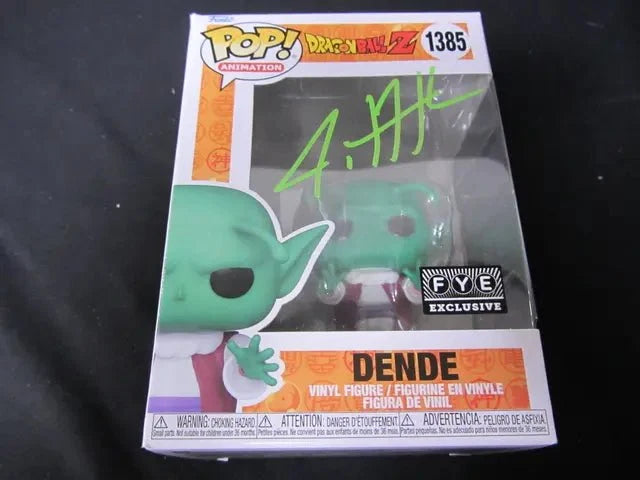 Justin Cook Signed Dragon Ball Dende Funko Pop #1385 (COA) by Price Is Right Miami
