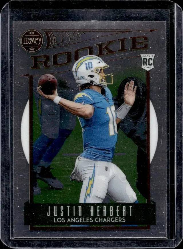 Justin Herbert 2020 Panini Legacy Chrome Rookie Card by Price Is Right Miami