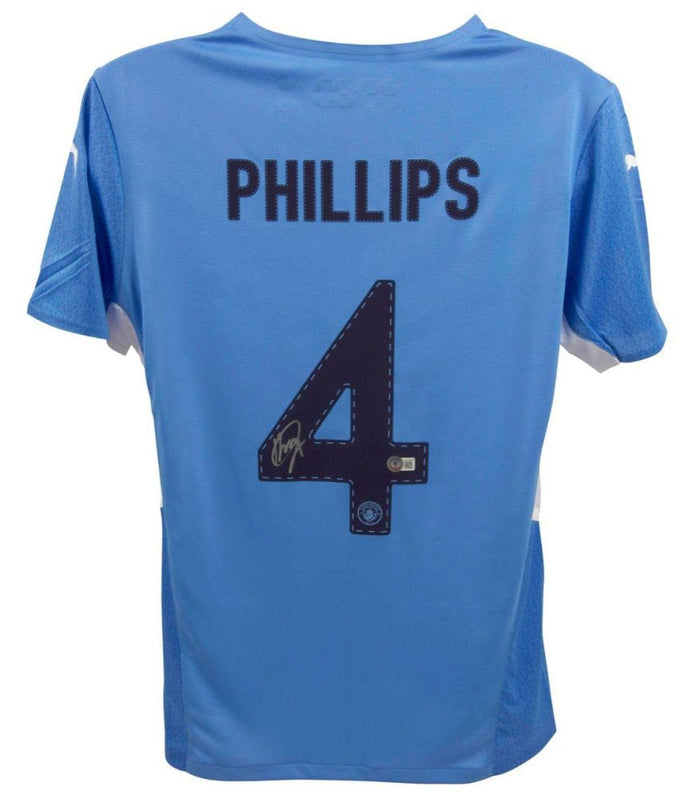 Kalvin Phillips Signed Manchester City Jersey (Beckett) by Price Is Right Miami