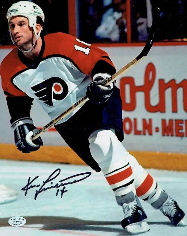 Ken Linseman Philadelphia Flyers Autographed 8x10 Photo Full Time coa by Price Is Right Miami