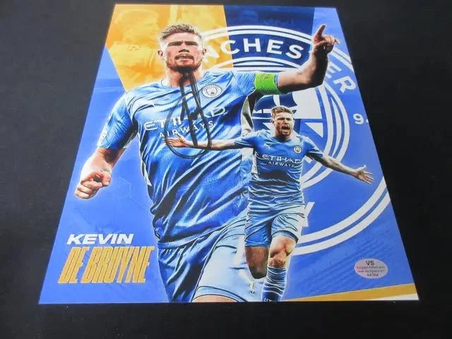 Kevin De Bruyne Manchester City Signed 8x10 Photo VSA COA by Price Is Right Miami