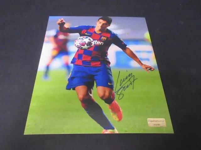 Luis Suarez Barcelona Soccer signed 8x10 Photo w/coa by Price Is Right Miami