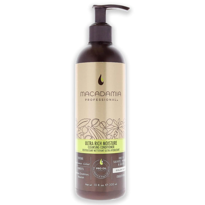 Macadamia Hair Ultra Rich Moisture Cleansing Conditioner - 10 Oz by Price Is Right Miami