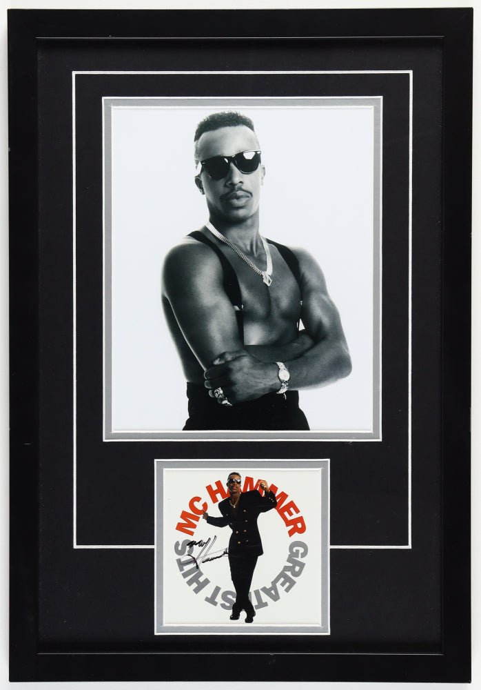 MC Hammer Signed Custom Framed CD Album Insert Display (Palm Beach) by Price Is Right Miami