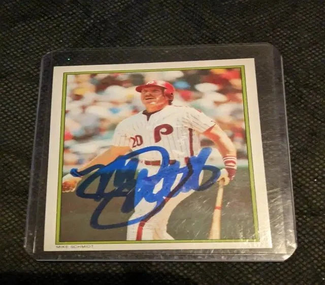 Mike Schmidt autographed card w/coa by Price Is Right Miami