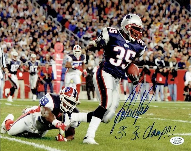 Patrick Pass Patriots Signed Inscribed 8x10 Photo (COA) by Price Is Right Miami