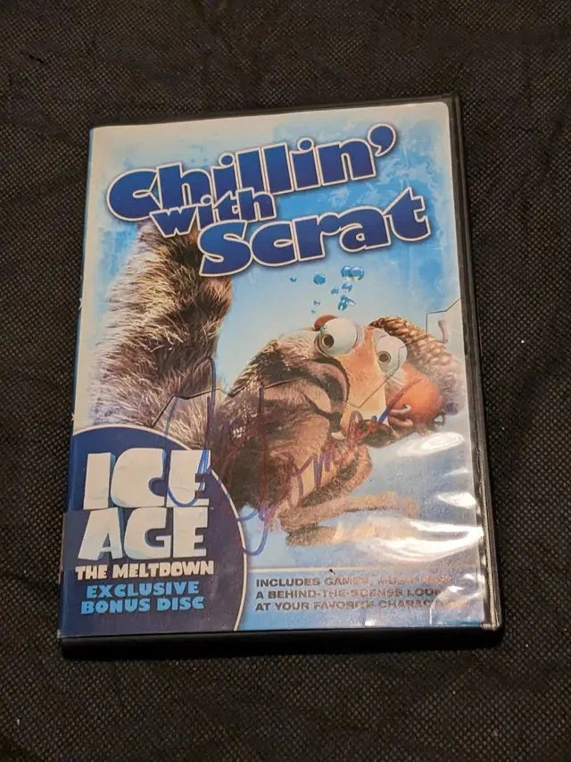 Ray Romano Signed Chillin' with Scrat DVD Sleeve (COA) by Price Is Right Miami