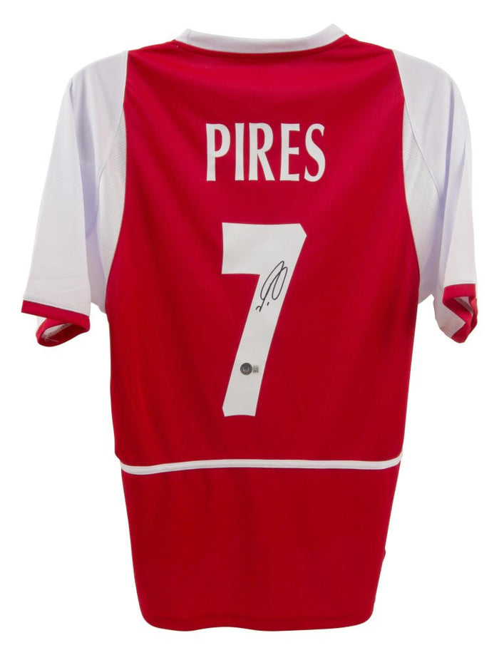 Robert Pires Signed Arsenal Jersey (Beckett) by Price Is Right Miami