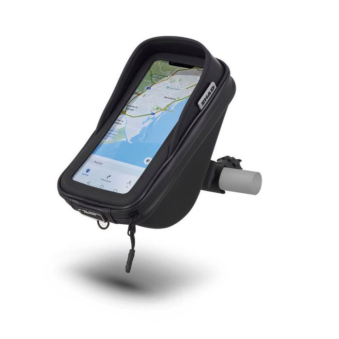 Shad SG76 Handlebar Smartphone Holder with Pocket, 180 x 90 mm by Price Is Right Miami