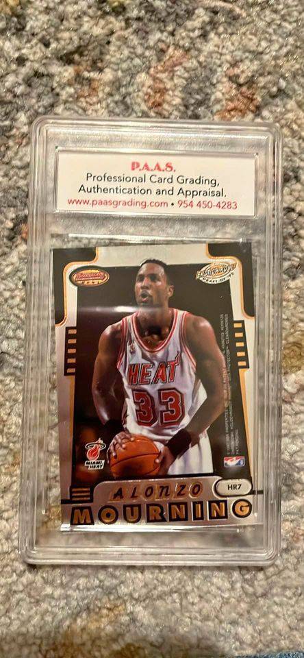Shaquille O’Neal and Alonzo Mourning Card by Price Is Right Miami