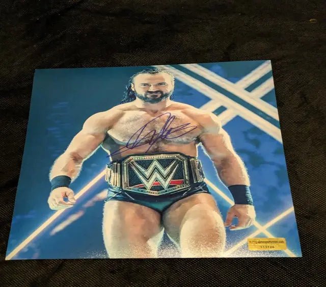 Drew McIntyre Autographed 8x10 Photo (COA) by Price Is Right Miami