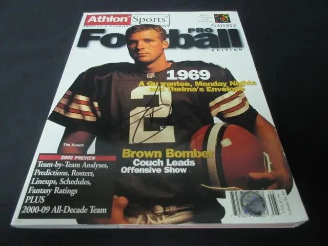 Tim Couch Signed Magazine SSC COA by Price Is Right Miami