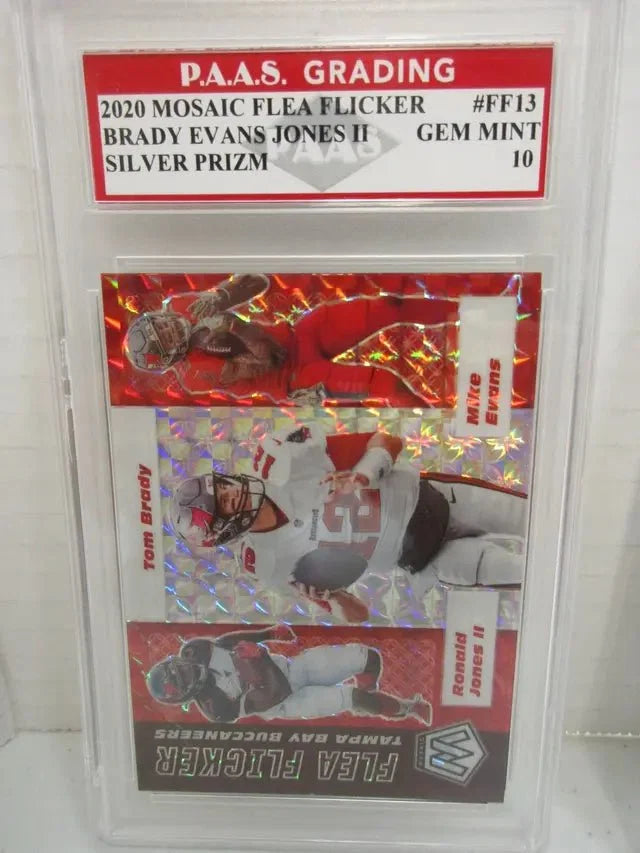Tom Brady Evans Jones 2020 Mosaic Flea Flicker #FF13 (PAAS 10) by Price Is Right Miami