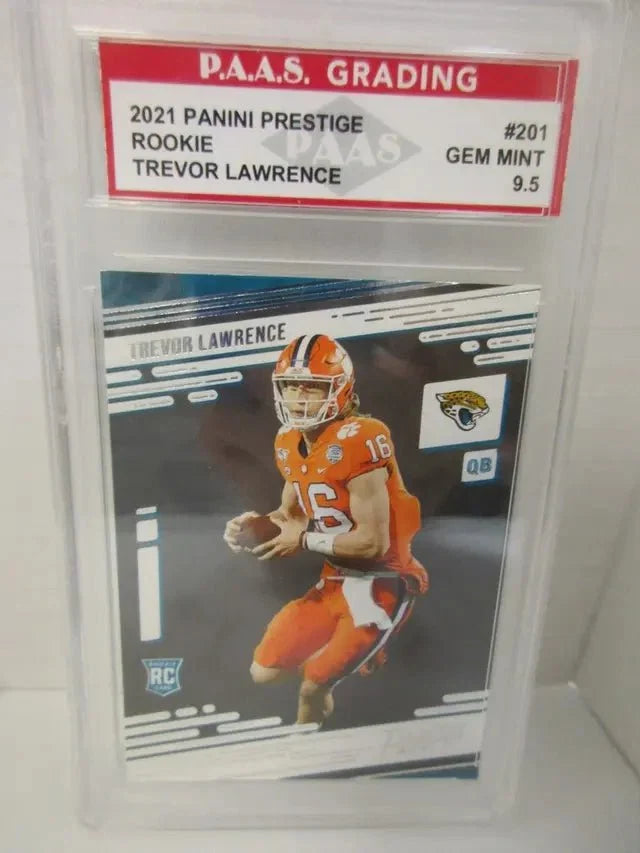 Trevor Lawrence 2021 Panini Prestige Rookie #201 (PAAS 9.5) by Price Is Right Miami