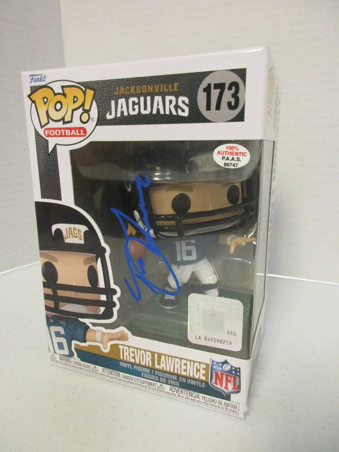 Trevor Lawrence Jaguars Signed Funko Pop (PAAS COA) by Price Is Right Miami