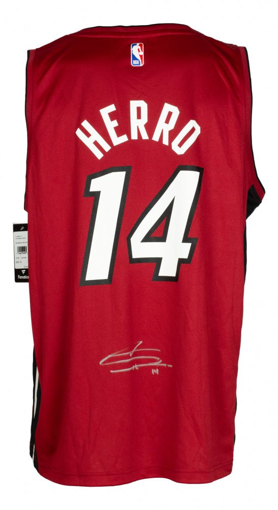 Tyler Herro Signed Authentic Fanatics Heat Jersey (JSA) by Price Is Right Miami