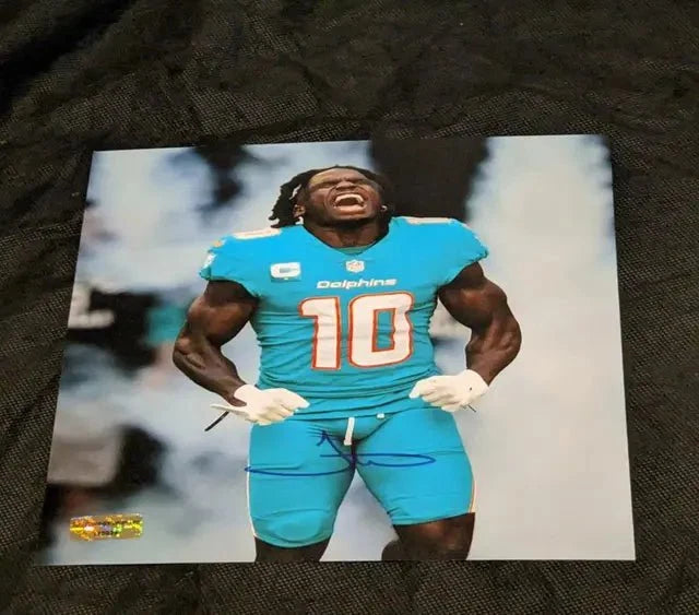 Tyreek Hill autographed 8x10 photo with coa by Price Is Right Miami