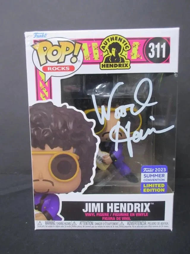 Wood Harris Signed Jimi Hendrix 311 Funko Pop Rocks Heritage COA by Price Is Right Miami