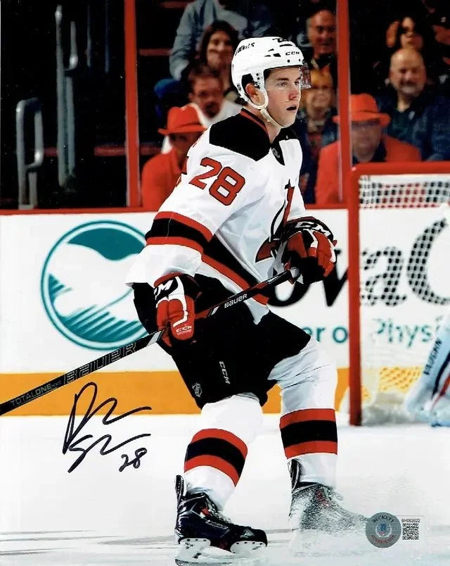 Damon Severson New Jersey Devils Autographed 8x10 Photo Beckett Holo by Price Is Right Miami