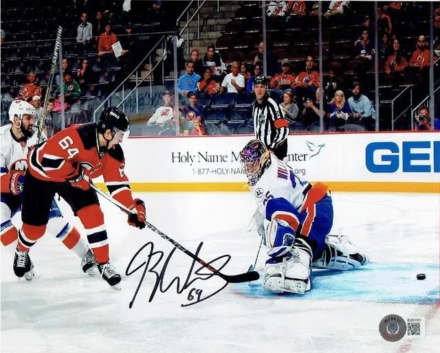 Joseph Blandisi New Jersey Devils Autographed 8x10 Photo Beckett Holo by Price Is Right Miami