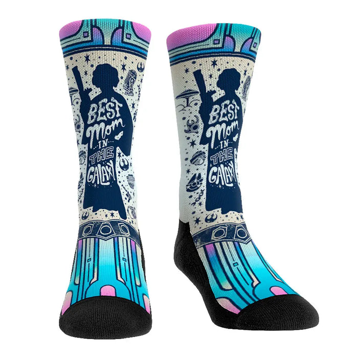 Princess Leia - Best Mom In The Galaxy by Rock 'Em Socks