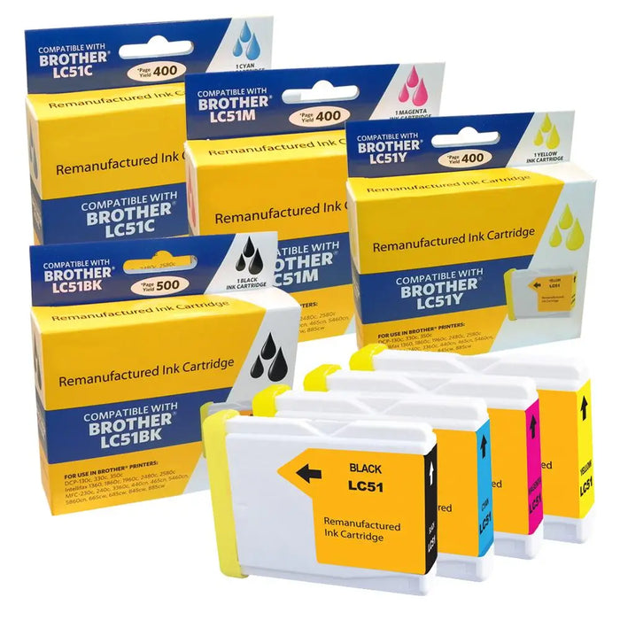 Printer Ink Cartridge for Brother DCP 130c; Brother MFC 240c; Brother Fax 2480C by Texas Depot